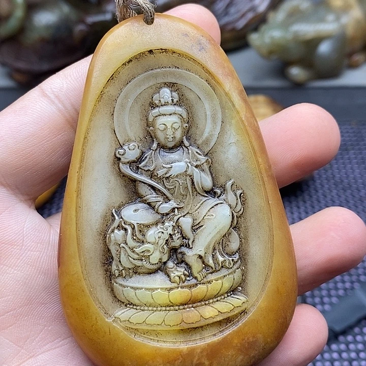 未镶嵌蛇纹石玉颈饰