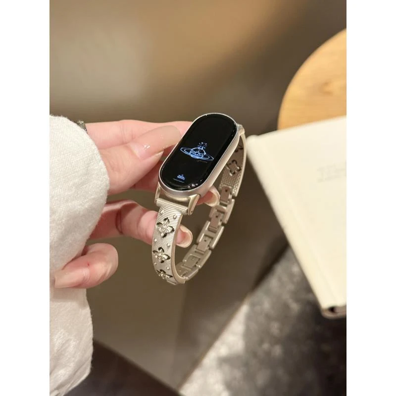 布契拉提手镯金属适用小米手环10表带9pro女华为8/9nfc红米Watch5