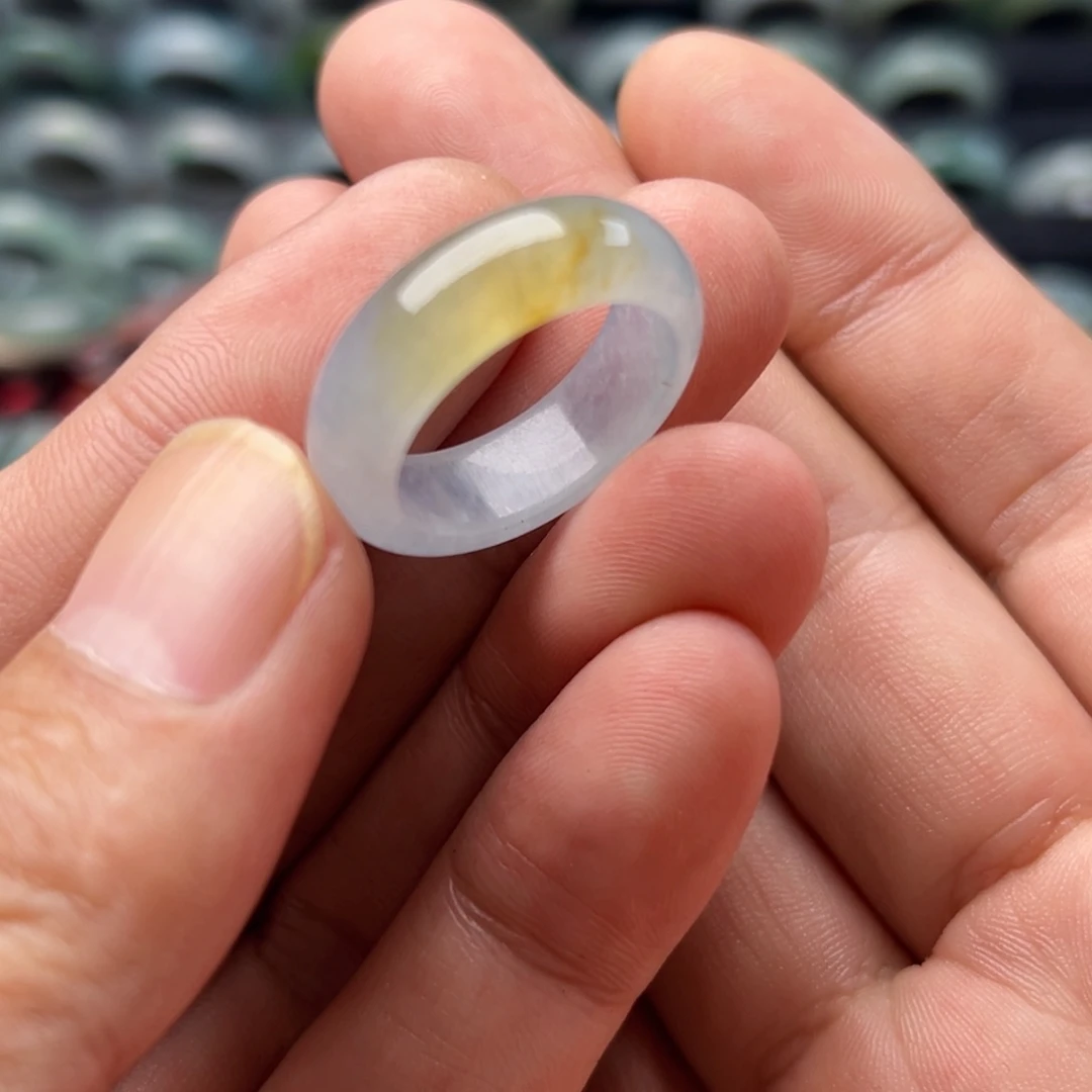 未镶嵌定制翡翠圈口19号