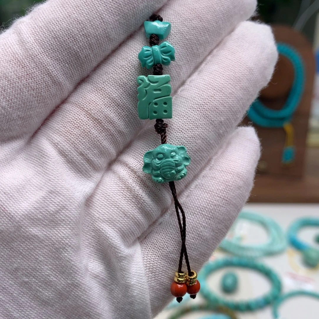 绿松石未镶嵌配饰