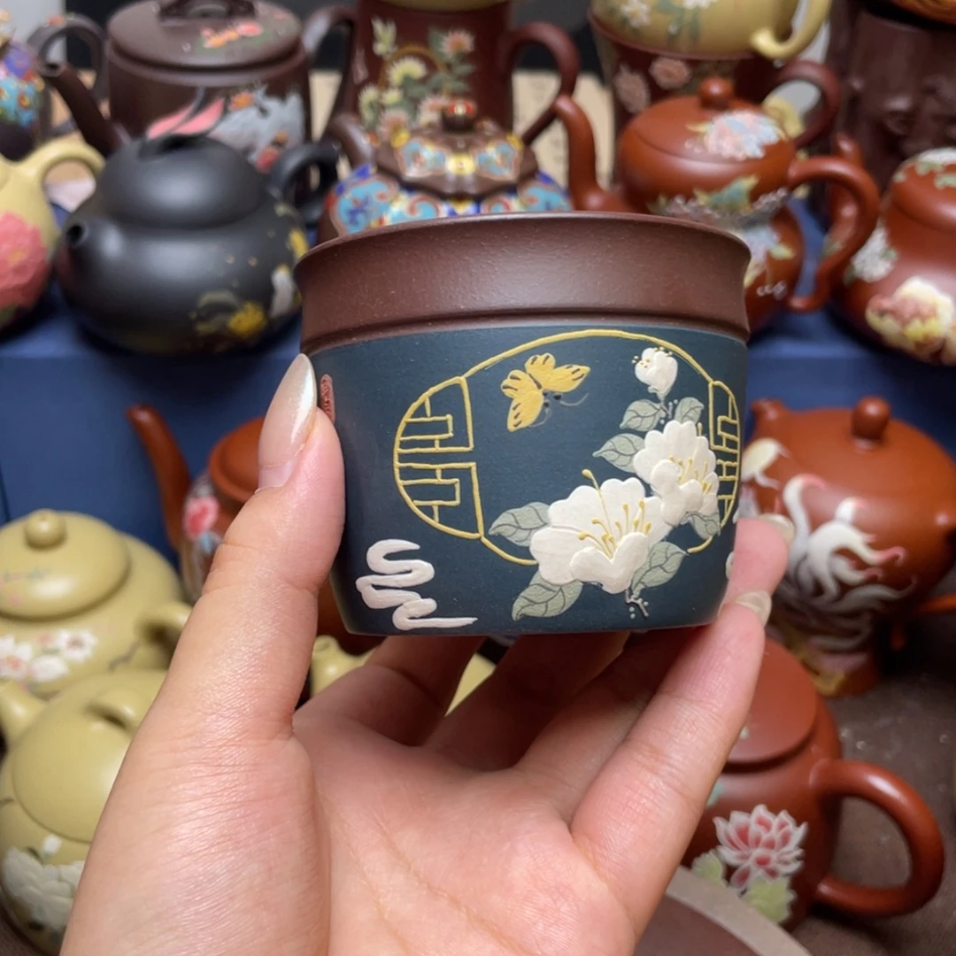 茶杯紫砂紫砂主人杯130cc
