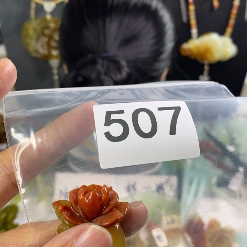 【闪购商品】岫玉发饰未镶嵌含****）