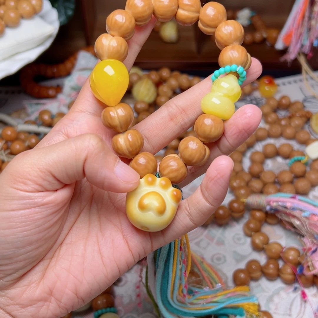 猴头核桃吊坠屁桃手持16加穿好