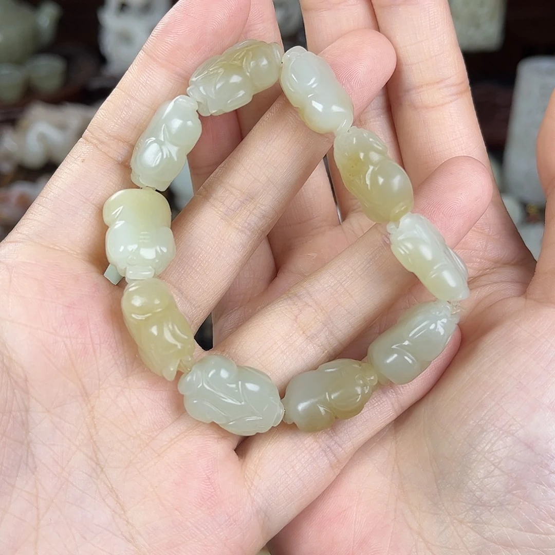 和田玉未镶嵌挂件用****6