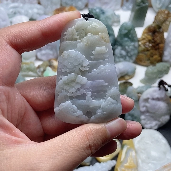 翡翠未镶嵌颈饰翡翠