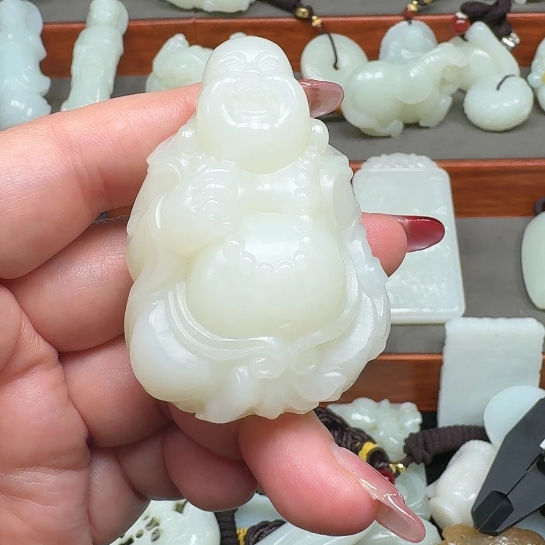 开***心和田玉未镶嵌把件