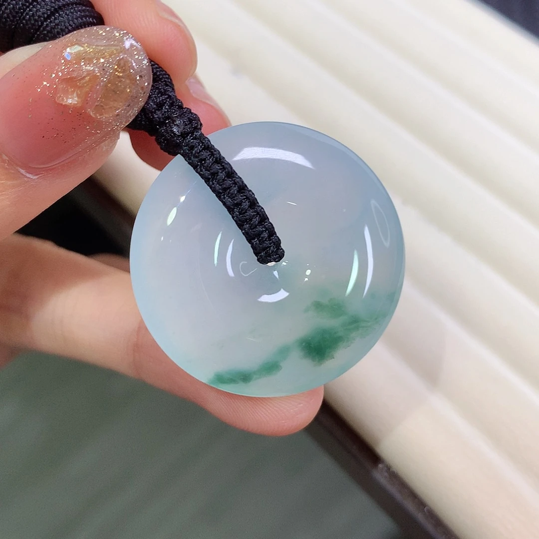 翡翠未镶嵌颈饰30.5-6,3