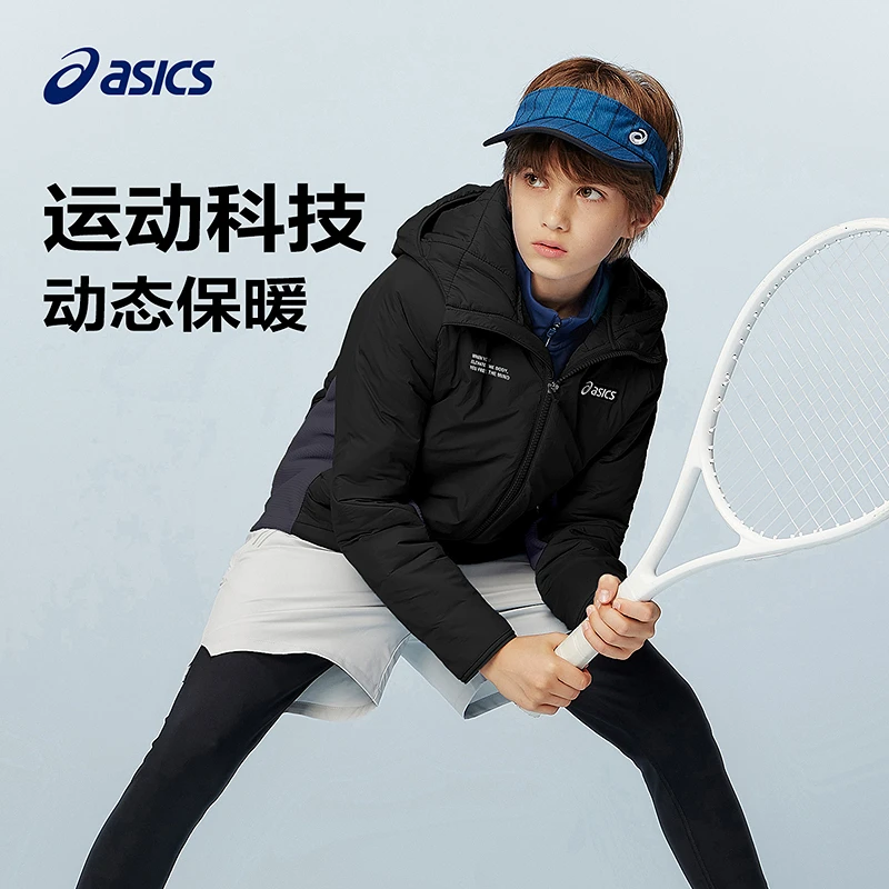 ASICS/亚瑟士童装25年冬季儿童百搭运动棉服保暖外套334251062407