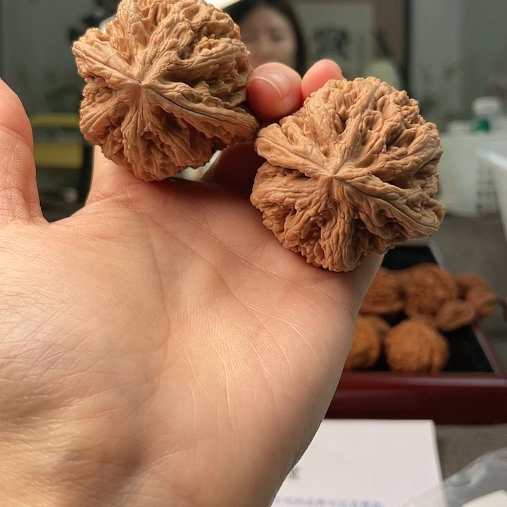 文玩核桃把件飞全品48粗筋