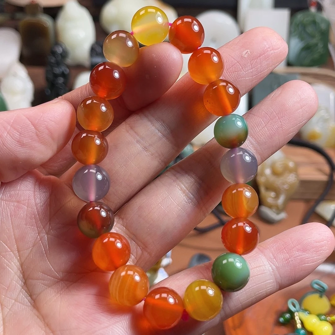 玛瑙/玉髓手链未镶嵌