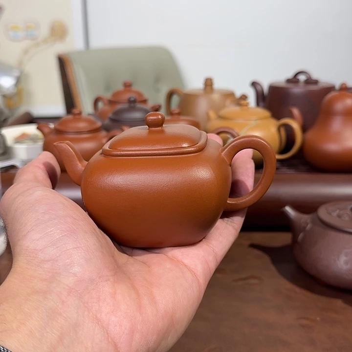 茶壶紫砂朱泥无垢