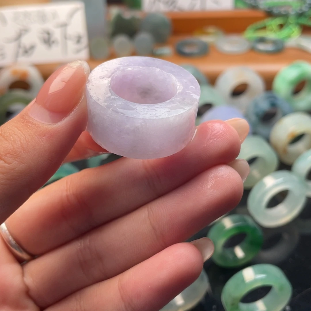 未镶嵌定制翡翠粉紫