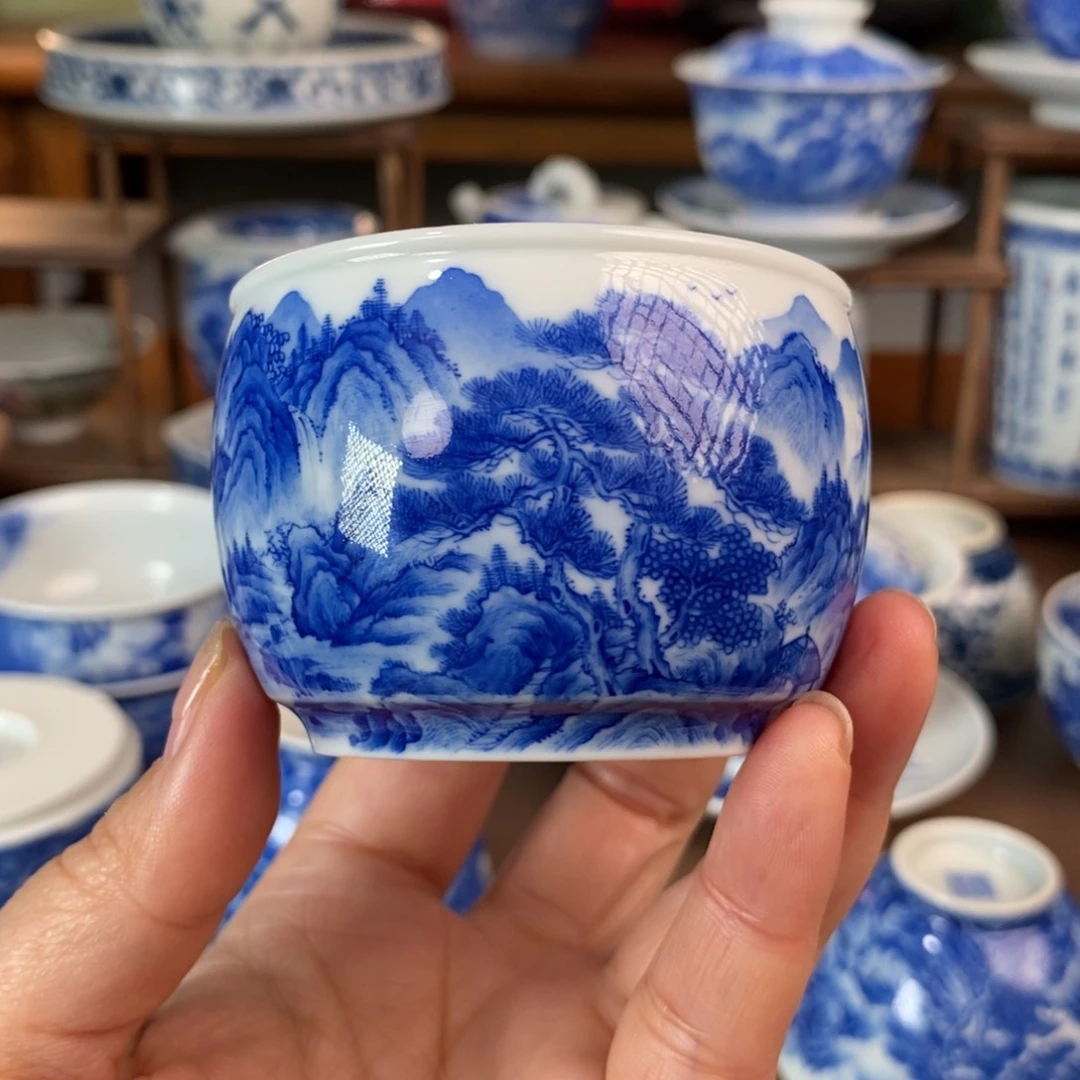 铭****店景德镇陶瓷手工手绘