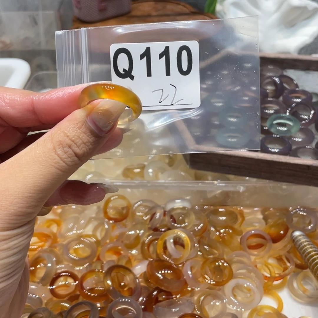 玛瑙/玉髓未镶嵌戒指110