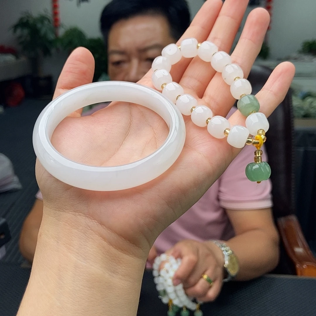 石英质玉（金丝玉）53-64颜色多样性发拍一发一未镶嵌