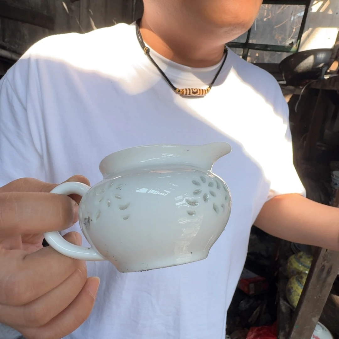 碗景德镇高温陶瓷玲珑公道一个