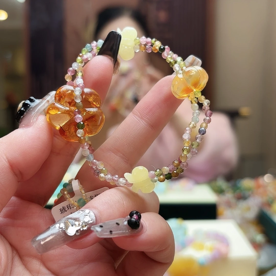 琥珀手链未镶嵌琥珀