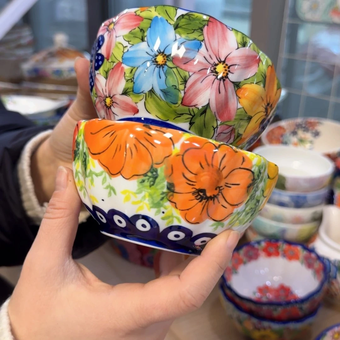 陶瓷5英寸米饭碗两只看图