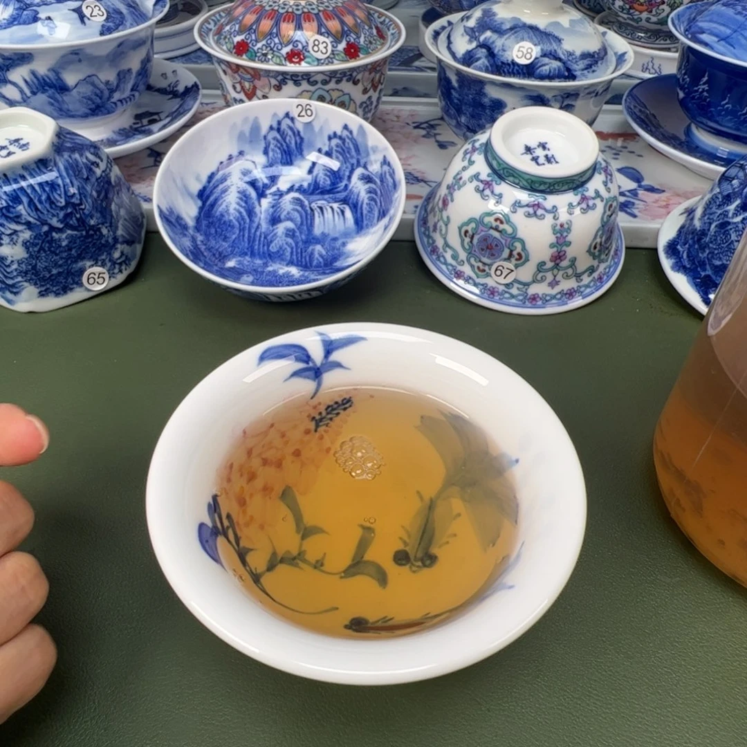 景德镇纯手工纯手绘茶具木木88