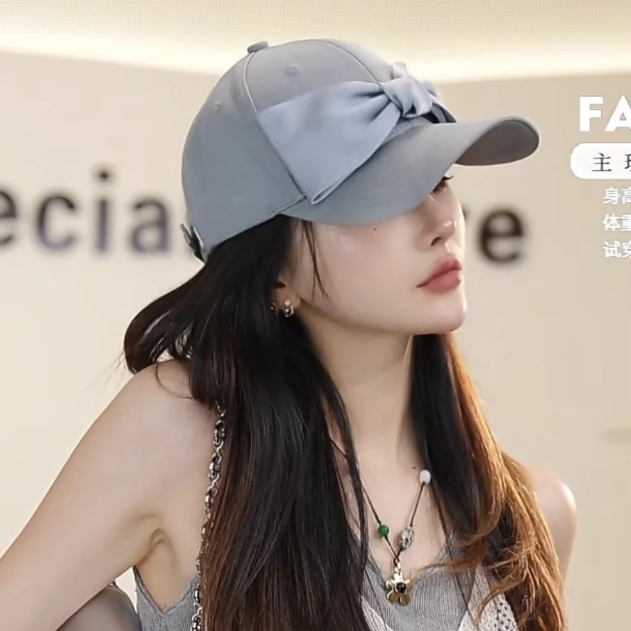 FANRUI/泛芮「同款帽子」时髦洋气设计感遮阳鸭舌蝴蝶帽子B17117