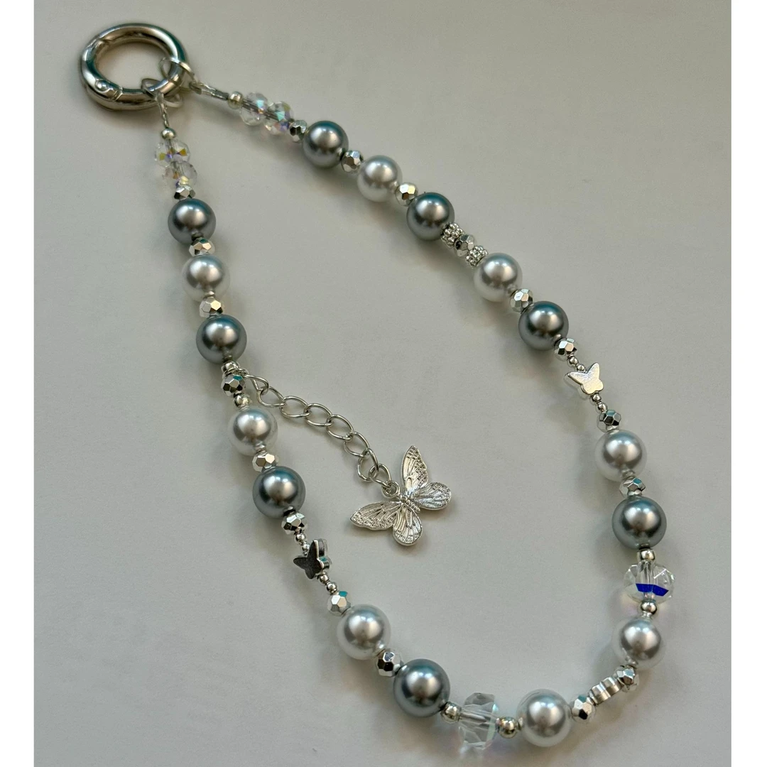 小众设计高级创意手工DIY手机链挂绳钥匙包包手腕挂饰可爱个性