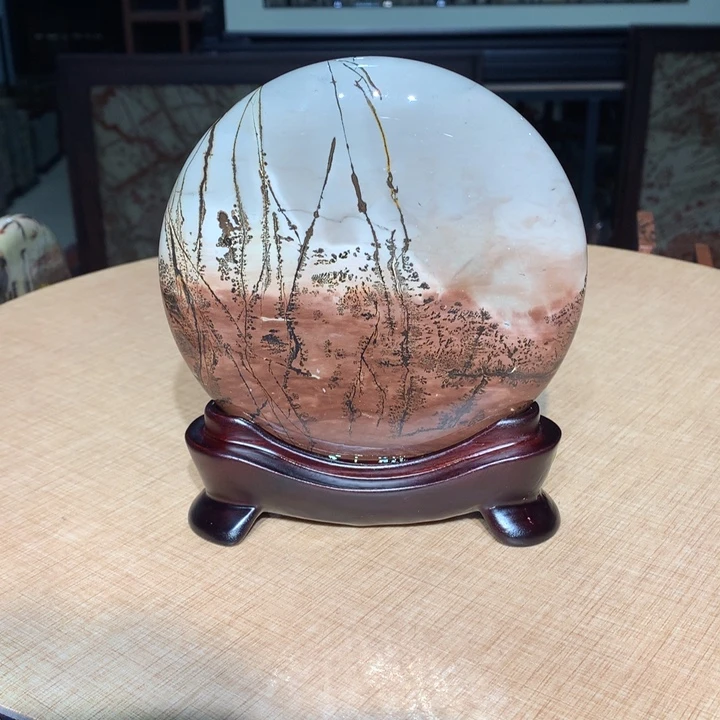 ，广西国画石摆件，收藏观赏