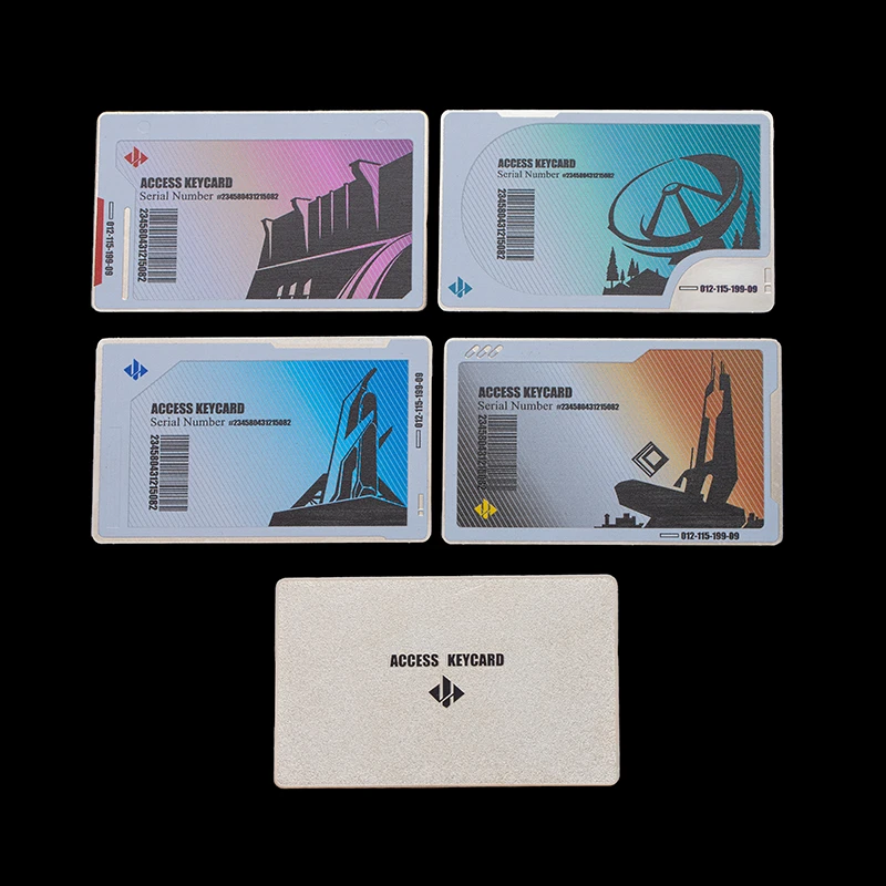 【三角洲行动】新款金属白卡金属房卡合金白卡游戏周边男生桌面摆件