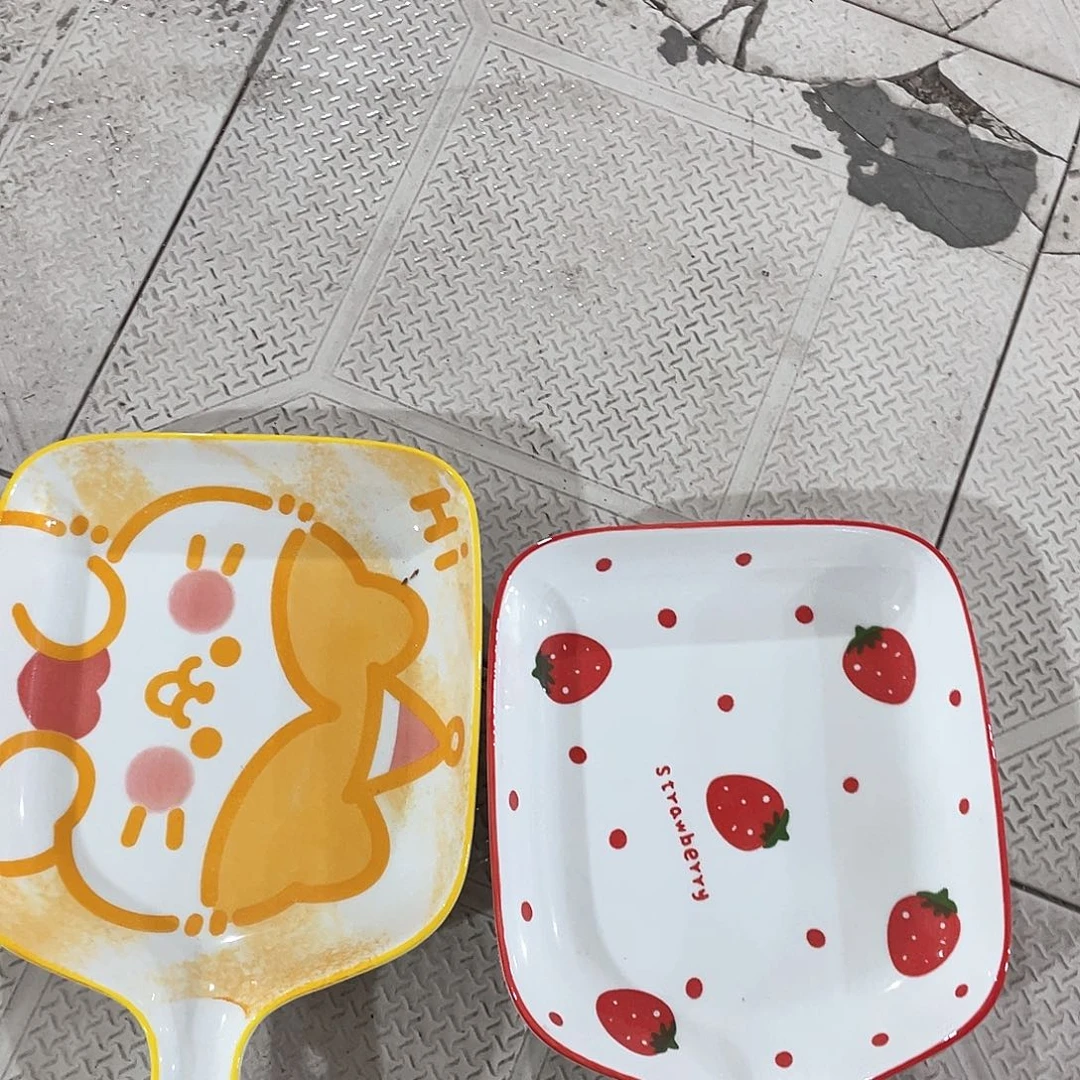 瓷片微瑕陶瓷餐具2个装