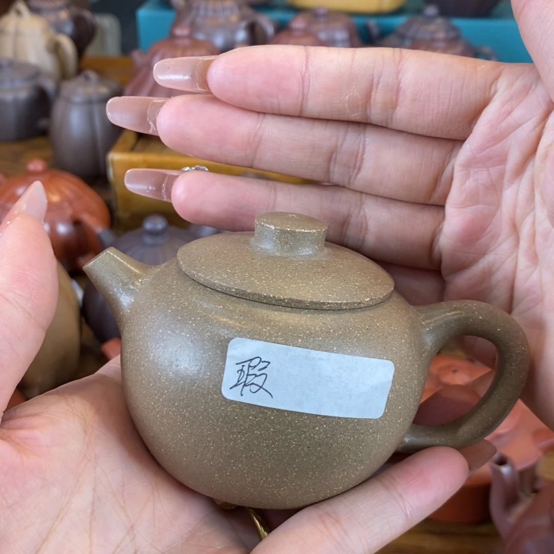 新***际茶壶紫砂原矿泥料手工壶直播间