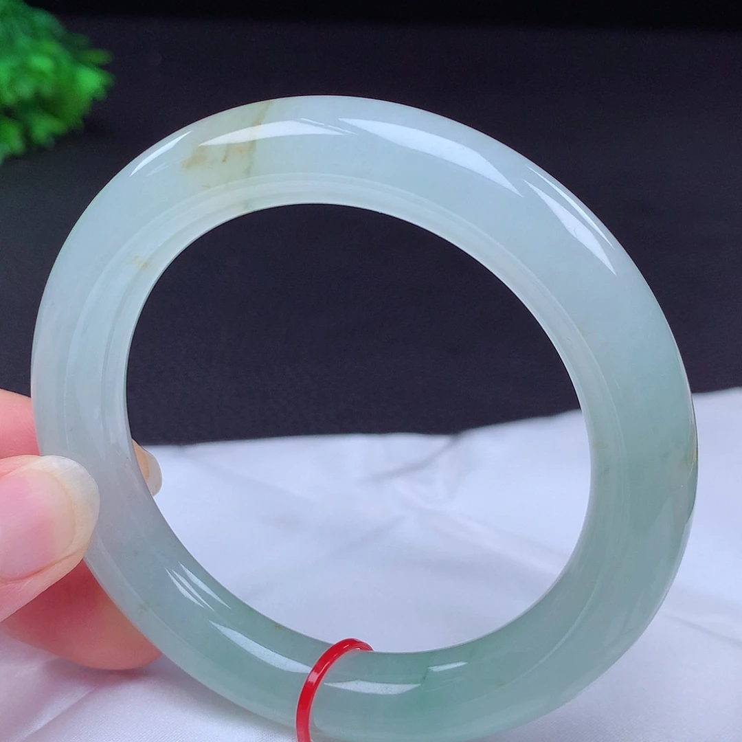 翡翠未镶嵌手镯61圈口681503