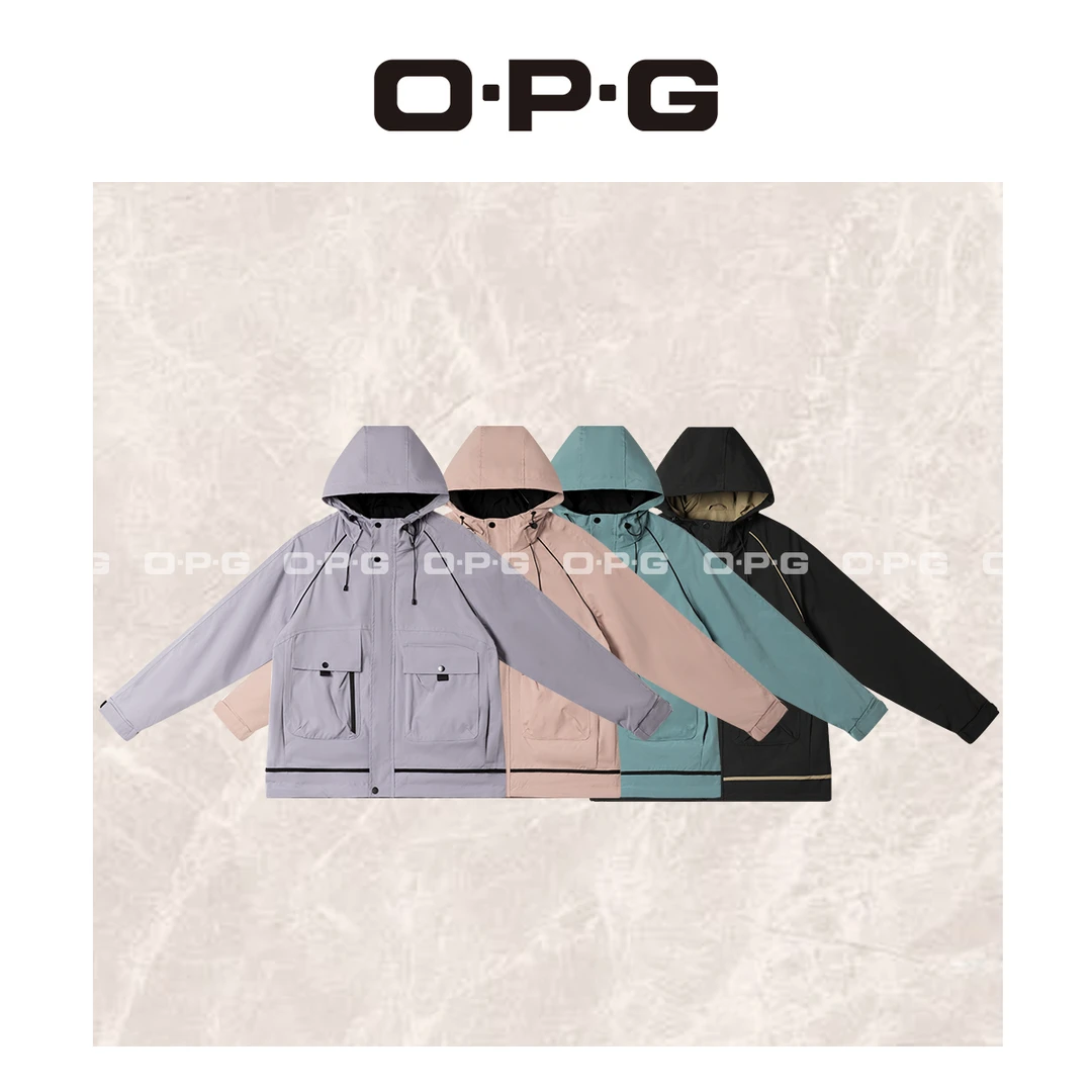 遥发服装【户外防风机能风运动外套】春季新款连帽休闲宽松夹克9208