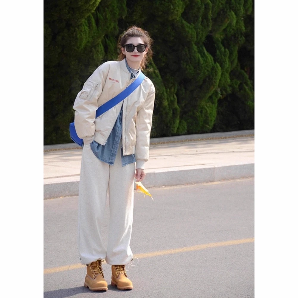 今年流行漂亮洋气独特别致甜辣很仙高级感美式复古棒球服外套女秋