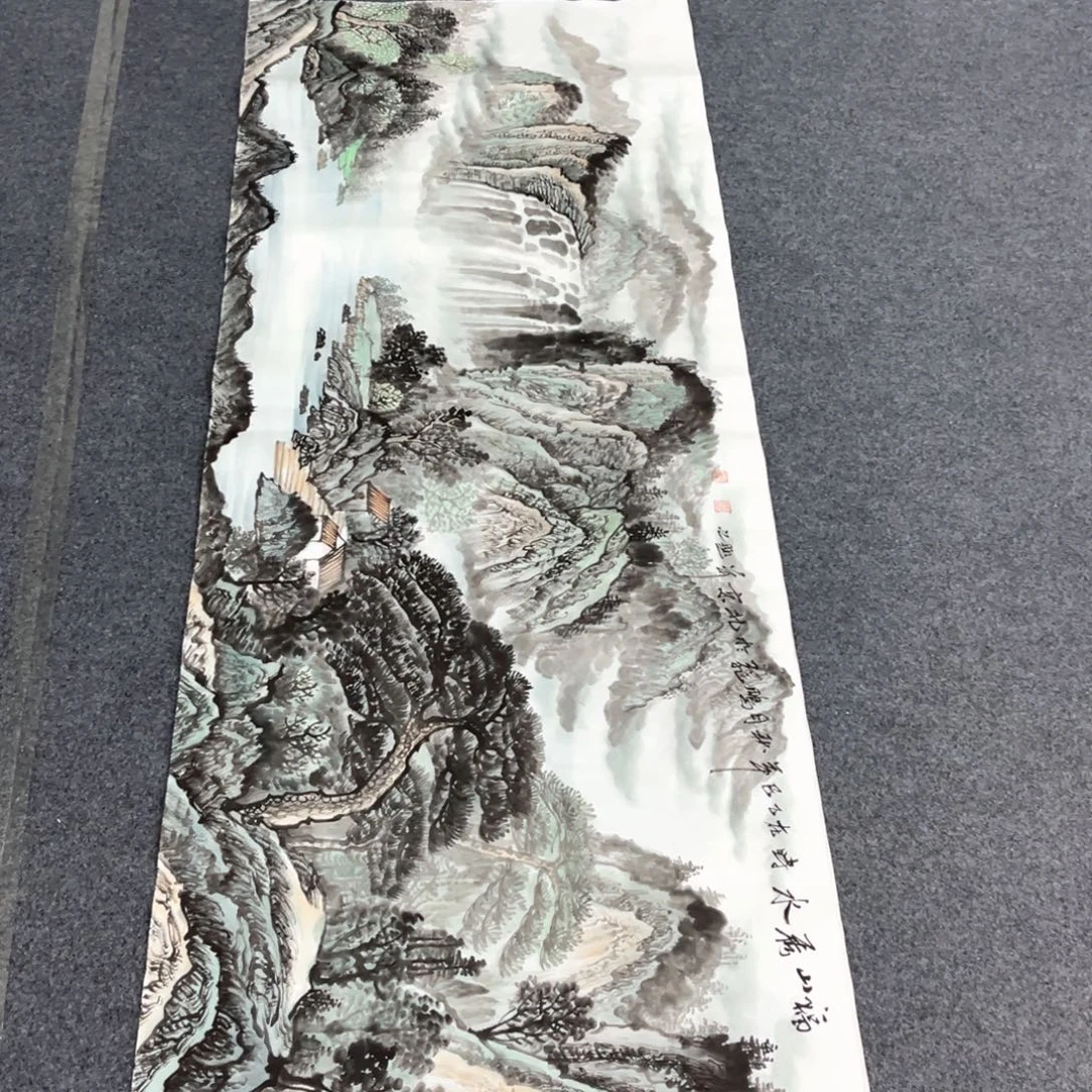 国画国画作品老师手绘