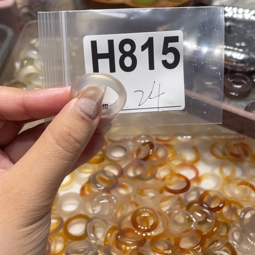 玛瑙/玉髓未镶嵌戒指815