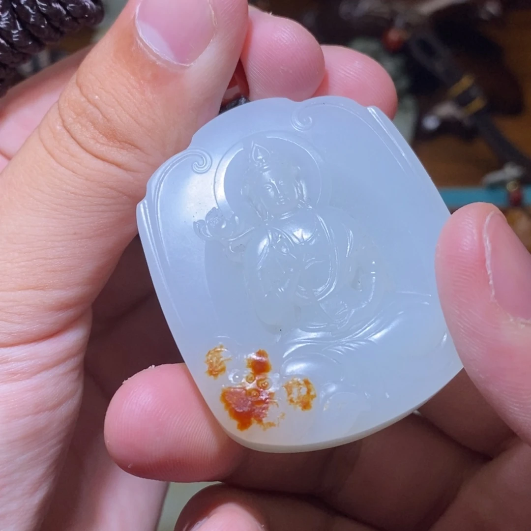 和田玉未镶嵌颈饰G*P