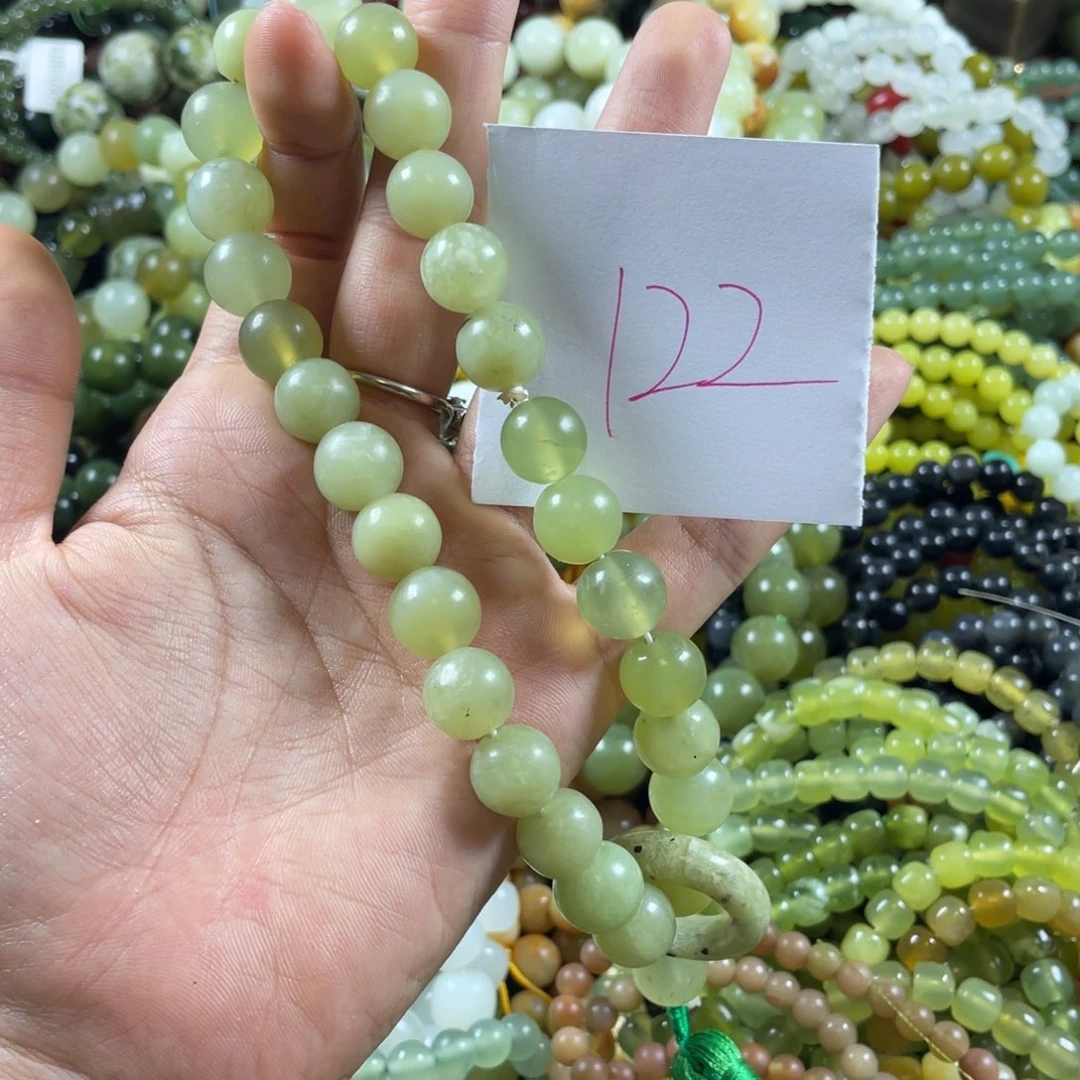未镶嵌蛇纹石玉手串