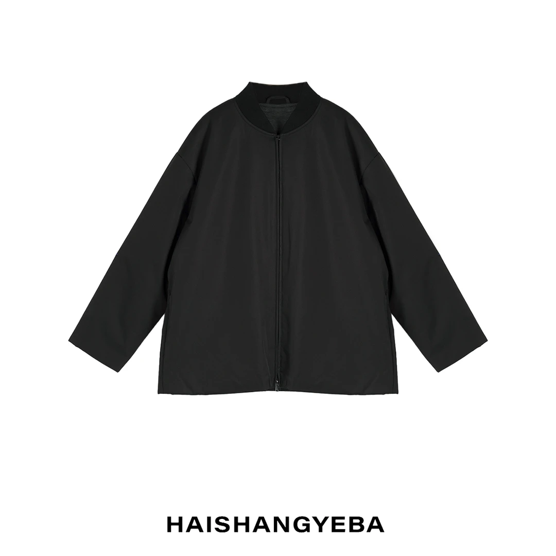 【海上叶爸】新款2025秋冬百搭桑蚕丝男女同款宽松简约通勤厚款棉服