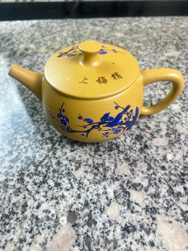 【闪购商品】黄段泥喜上眉梢汉瓦壶5