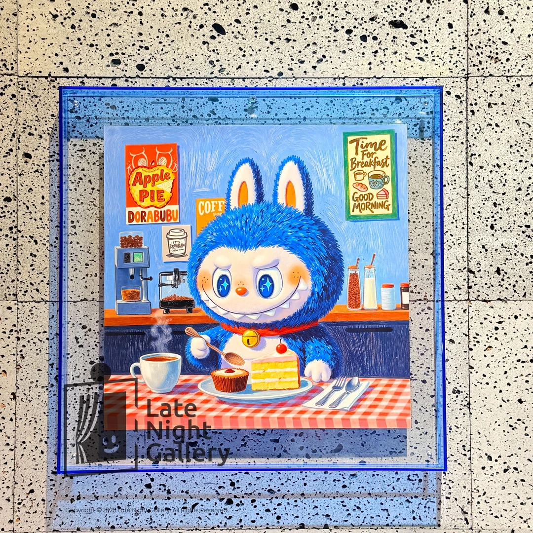 【纯画芯·PLAYFUL系列】-艺术微喷-夜泊画屿