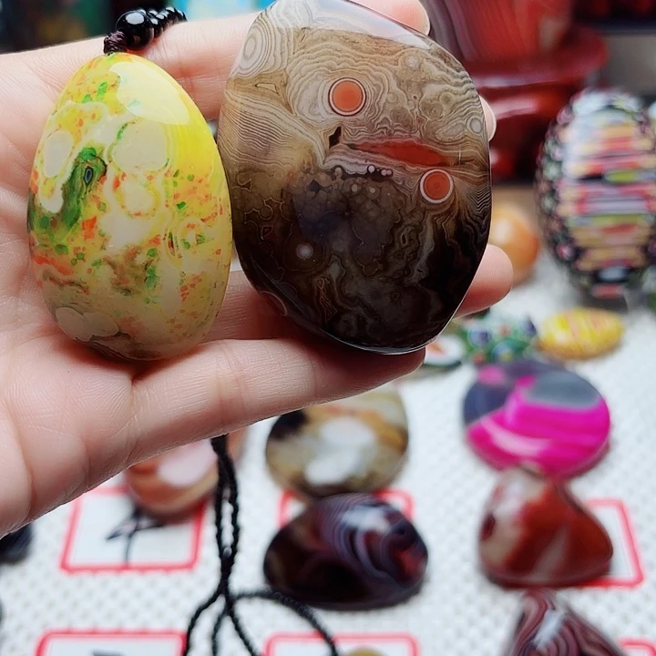 s***n未镶嵌玛瑙/玉髓珠宝半成品