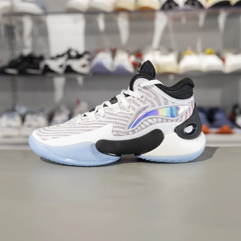 李宁驭帅18篮球鞋男大童2024新款减震回弹专业实战运动鞋YKBU034