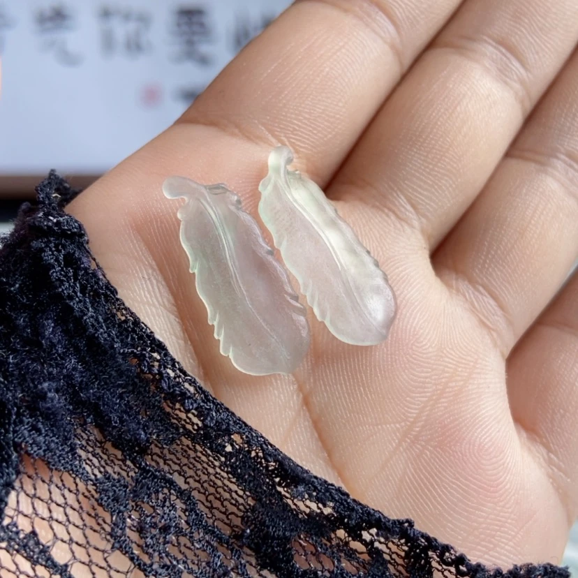 【闪购商品】未镶嵌定制翡翠羽毛