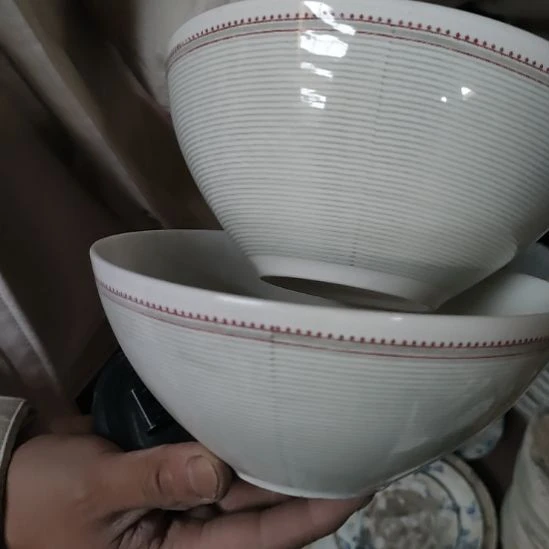 白瓷口径16出口陶瓷