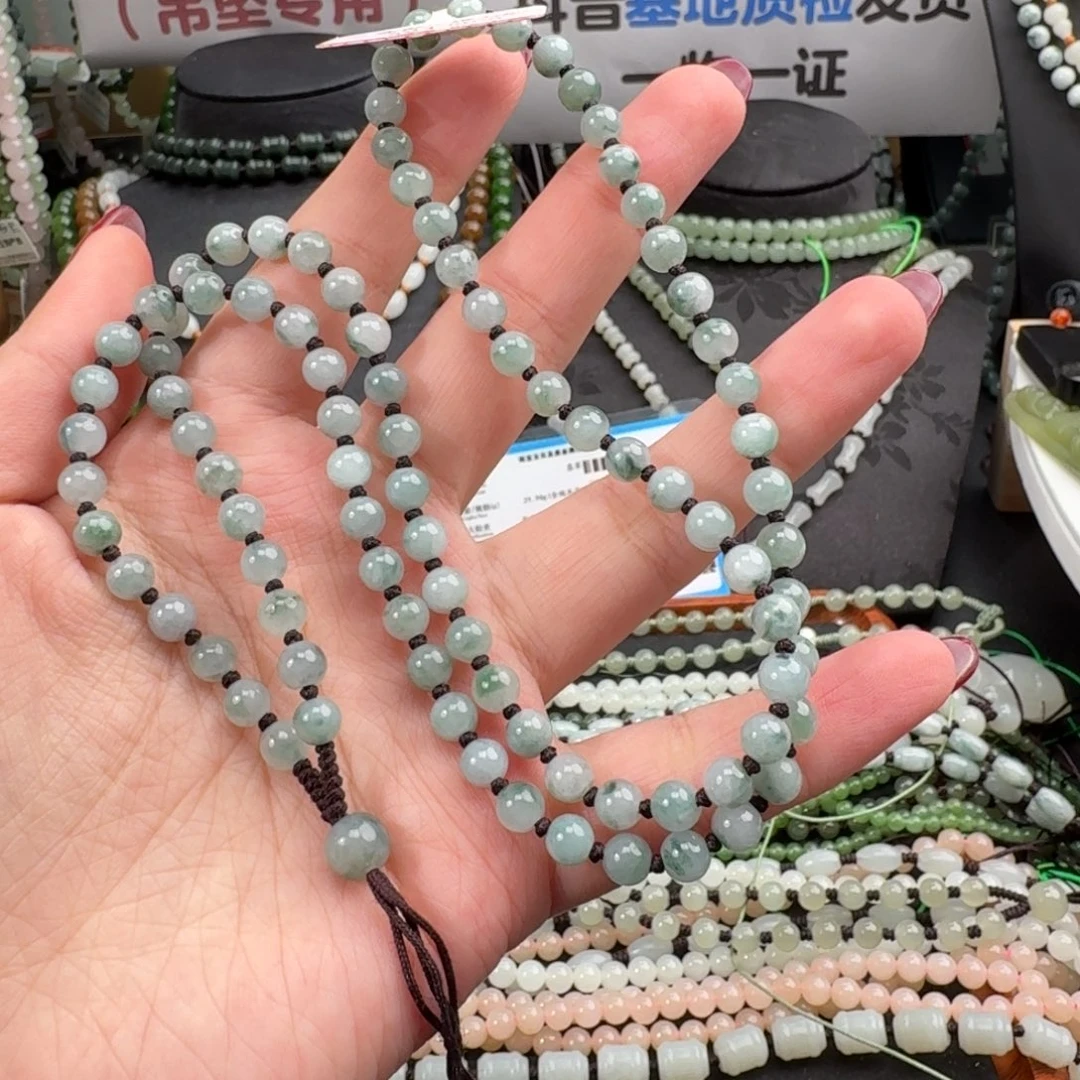 翡翠未镶嵌颈饰纯天然翡翠