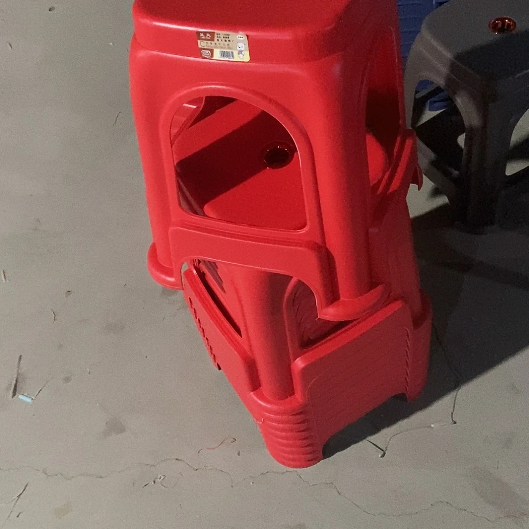 PP加厚38高茶几凳红色60个