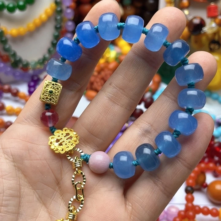 树脂制品21号蓝色手链