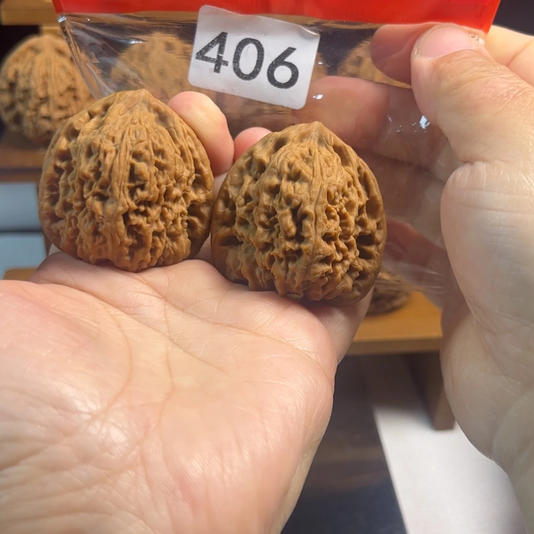 吊坠文玩核桃三角将41