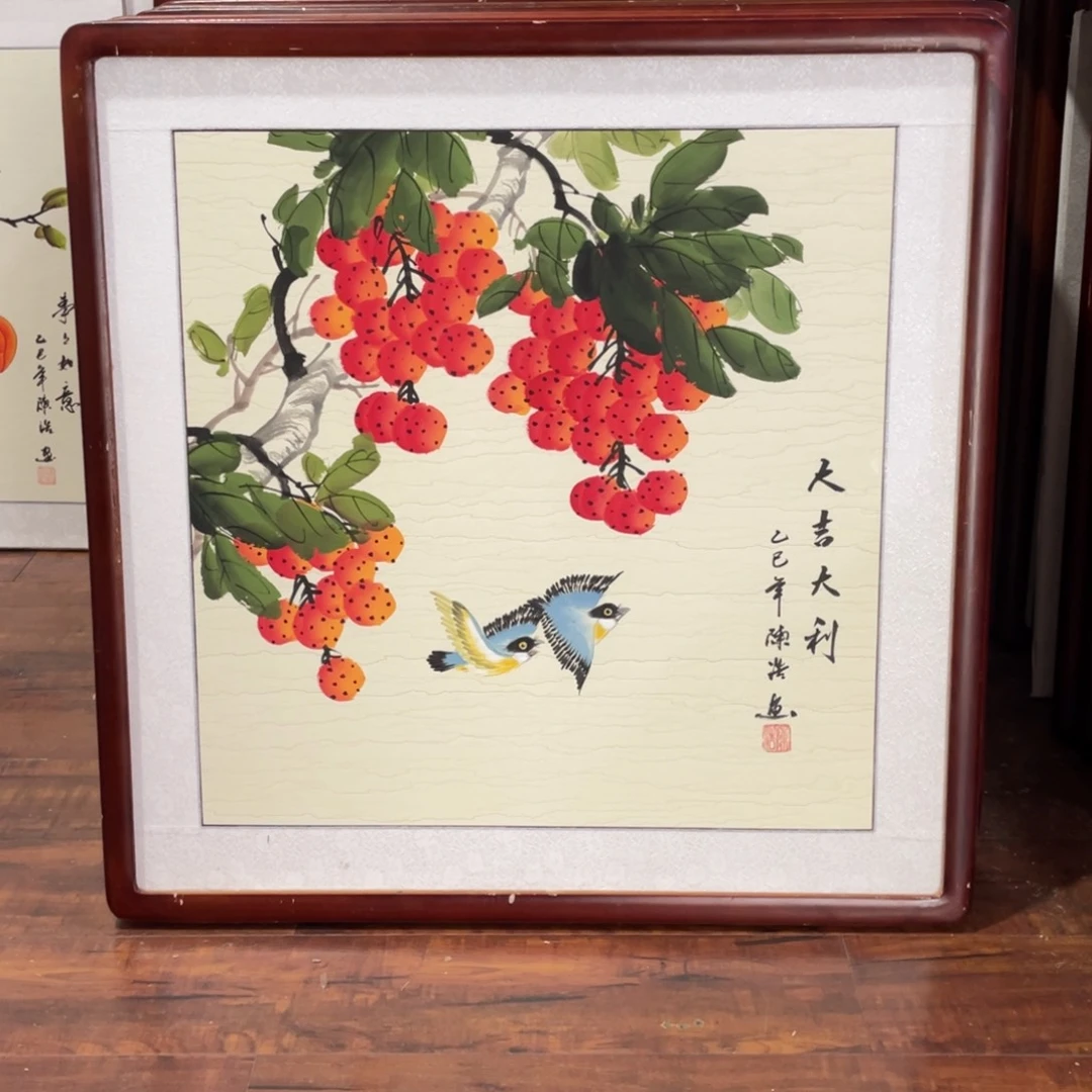 国画带框尺寸63*63厘米