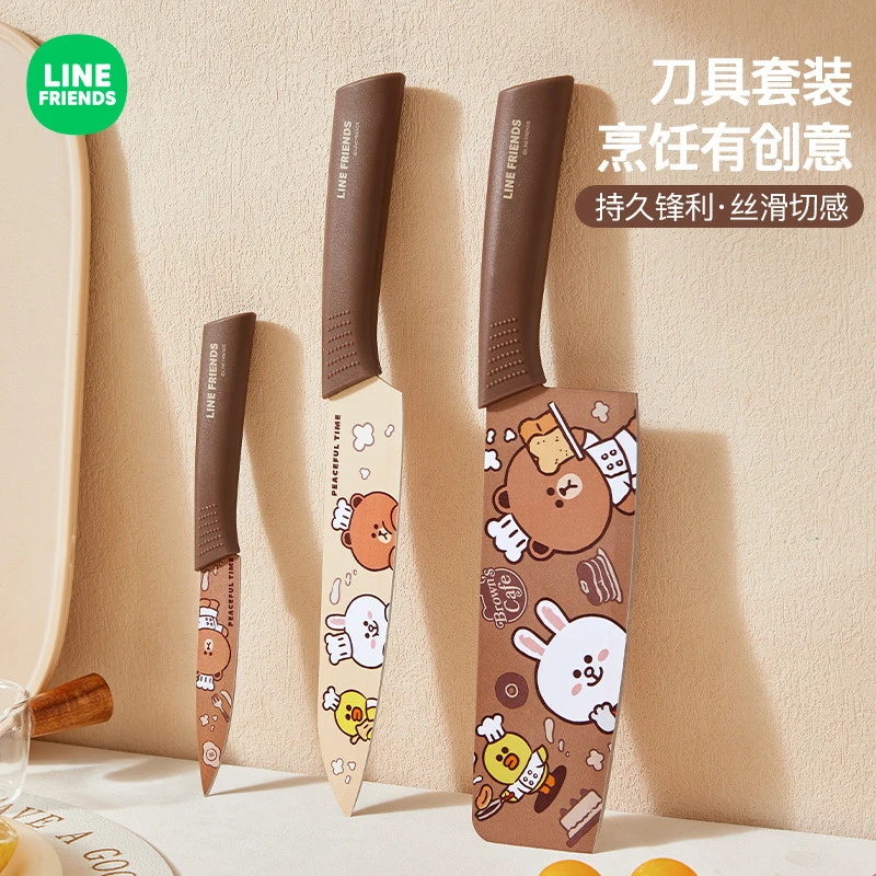 菜刀家用厨房厨师刀专用切菜刀切肉刀高颜值锋利辅食水三把创意