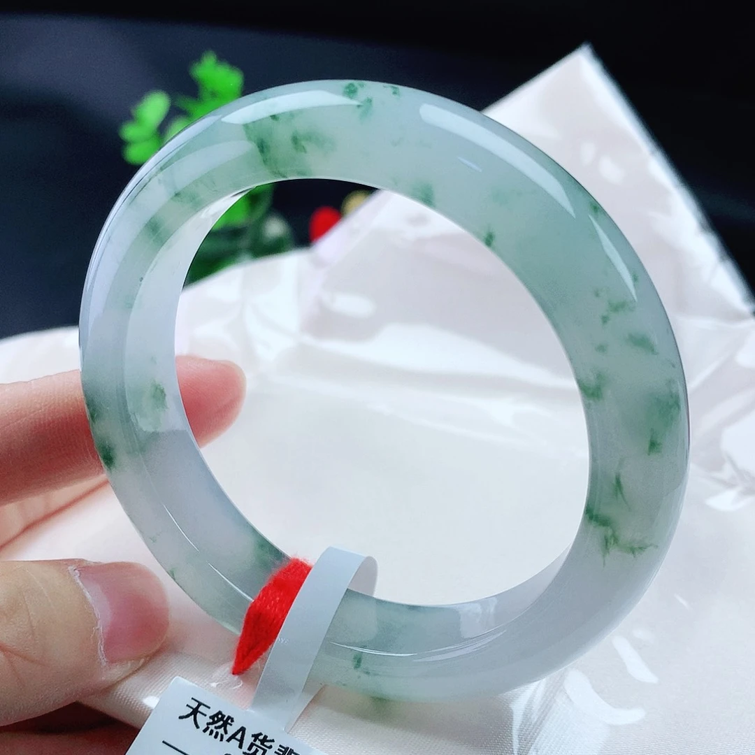 未镶嵌手镯翡翠54圈